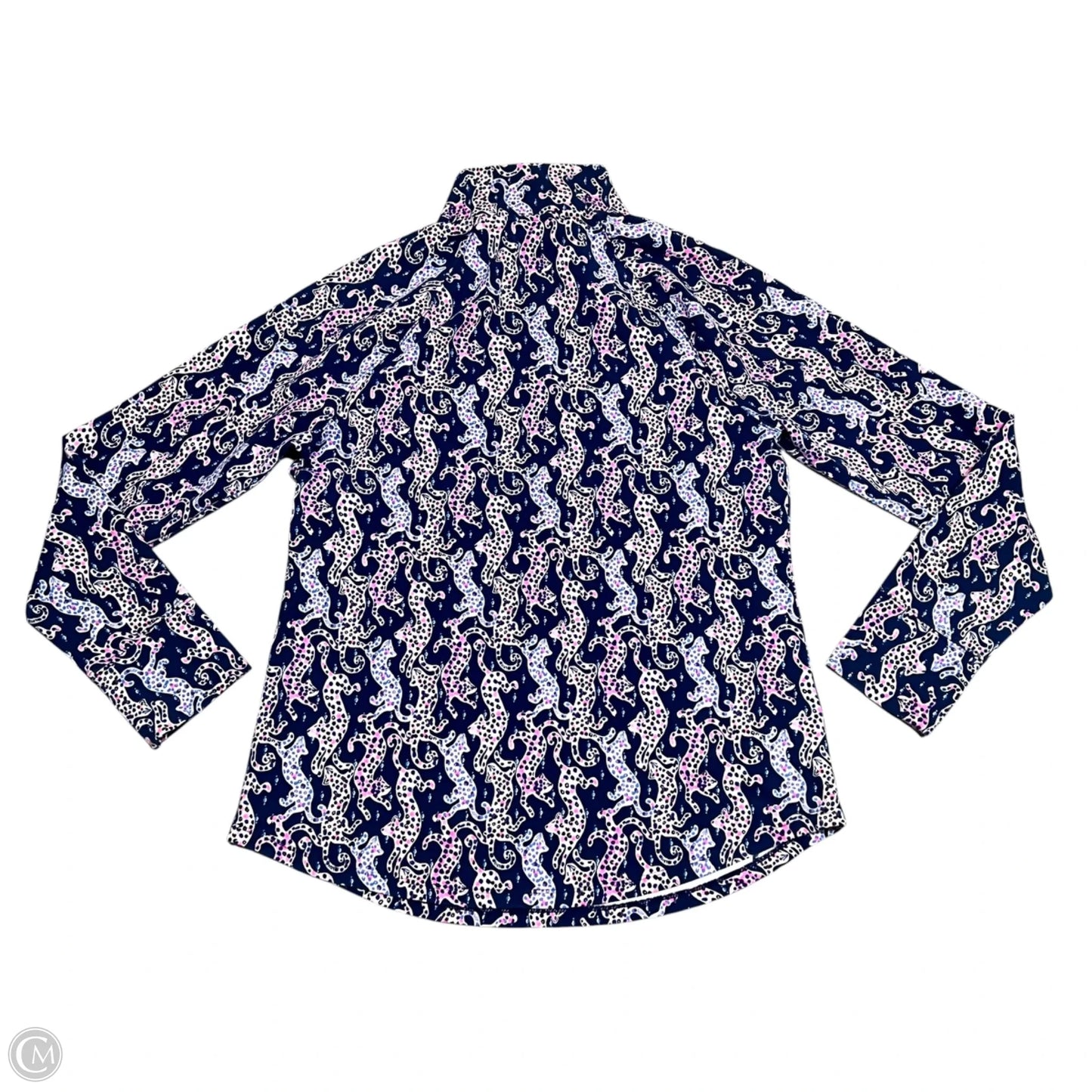 Sweatshirt Designer By Lilly Pulitzer In Blue & Pink, Size: S