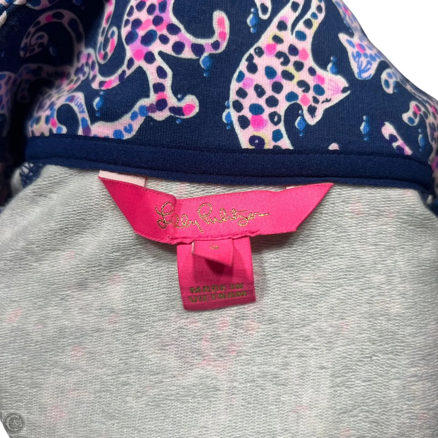 Sweatshirt Designer By Lilly Pulitzer In Blue & Pink, Size: S