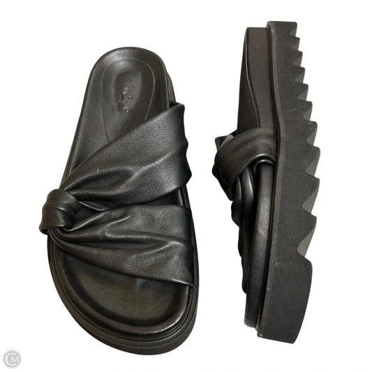 Sandals Flats By Iro Paris In Black, Size: 6.5