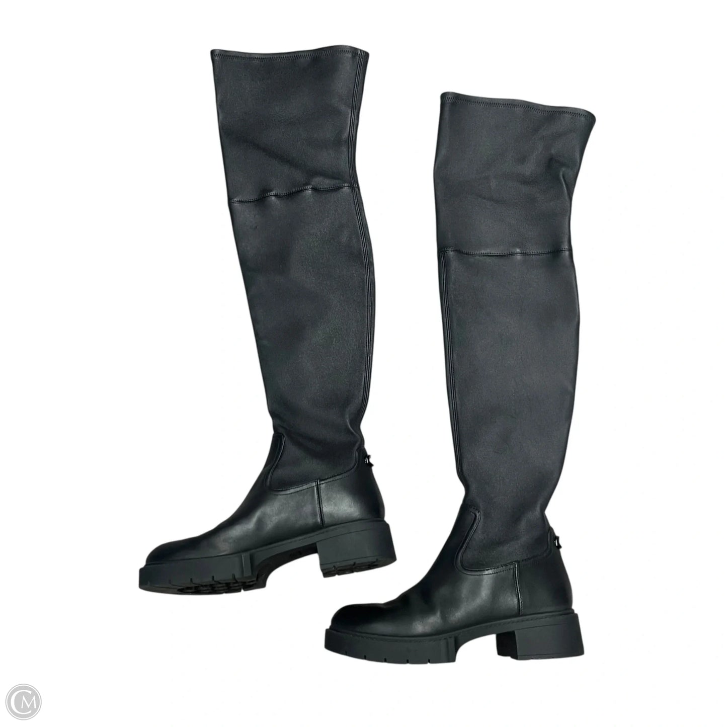 Boots Designer By Coach In Black, Size: 7.5