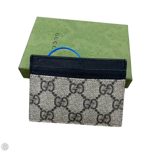 Id/card Holder Luxury Designer By Gucci, Size: Small