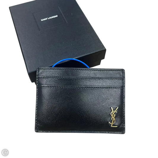 Wallet Luxury Designer By Yves Saint Laurent, Size: Small
