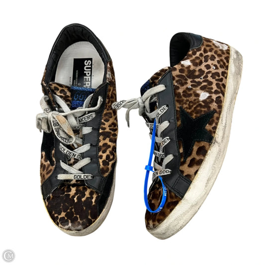 Shoes Luxury Designer By Golden Goose In Leopard Print, Size: 8.5