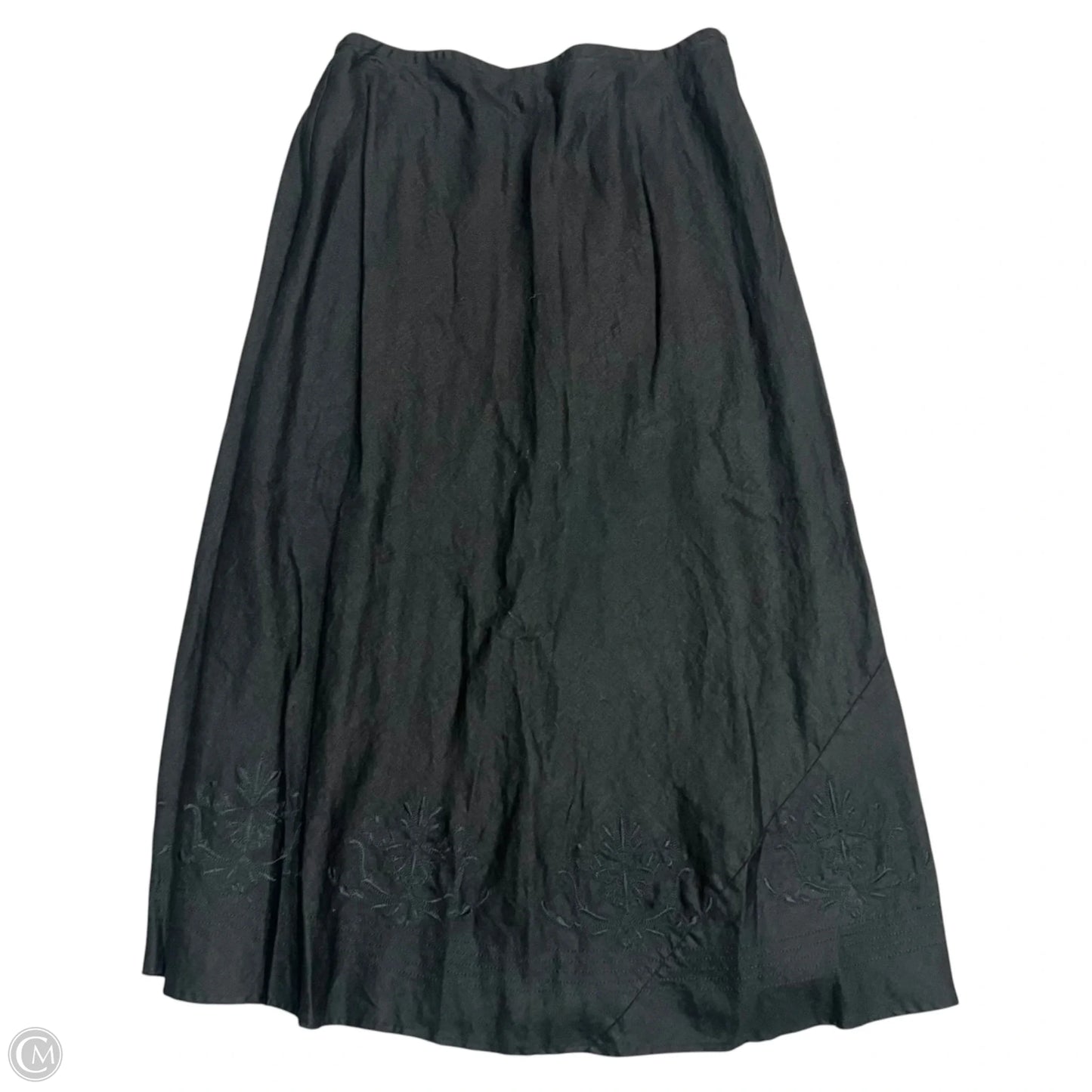 Skirt Maxi By Valerie Stevens In Black, Size: 12