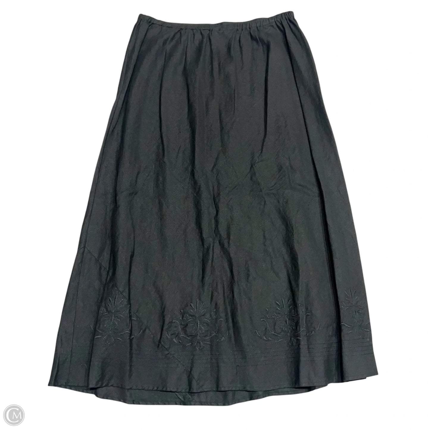 Skirt Maxi By Valerie Stevens In Black, Size: 12