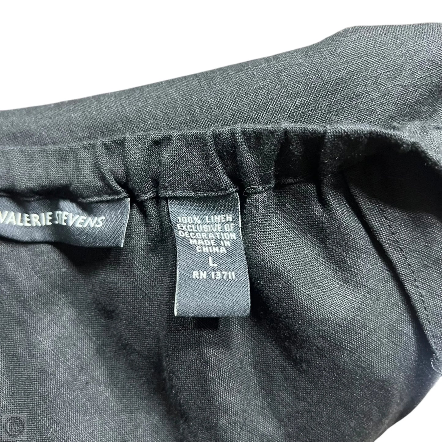 Skirt Maxi By Valerie Stevens In Black, Size: 12