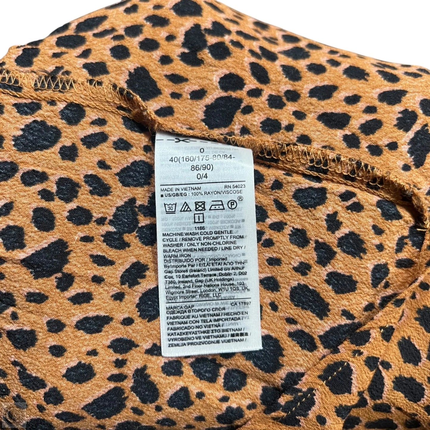 Skirt Maxi By Gap In Leopard Print, Size: 0