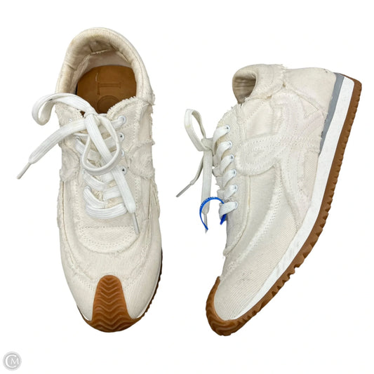 Shoes Luxury Designer By Loewe In Cream, Size: 10.5
