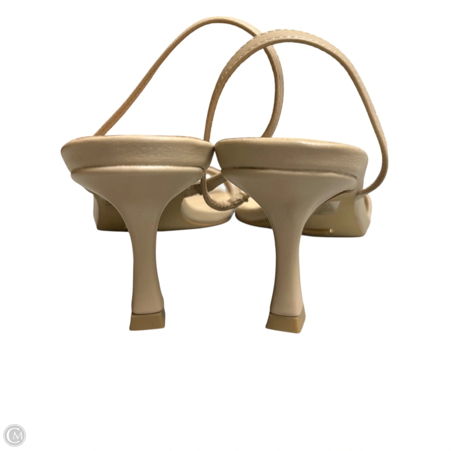 Sandals Heels Kitten By Billini In Beige, Size: 9