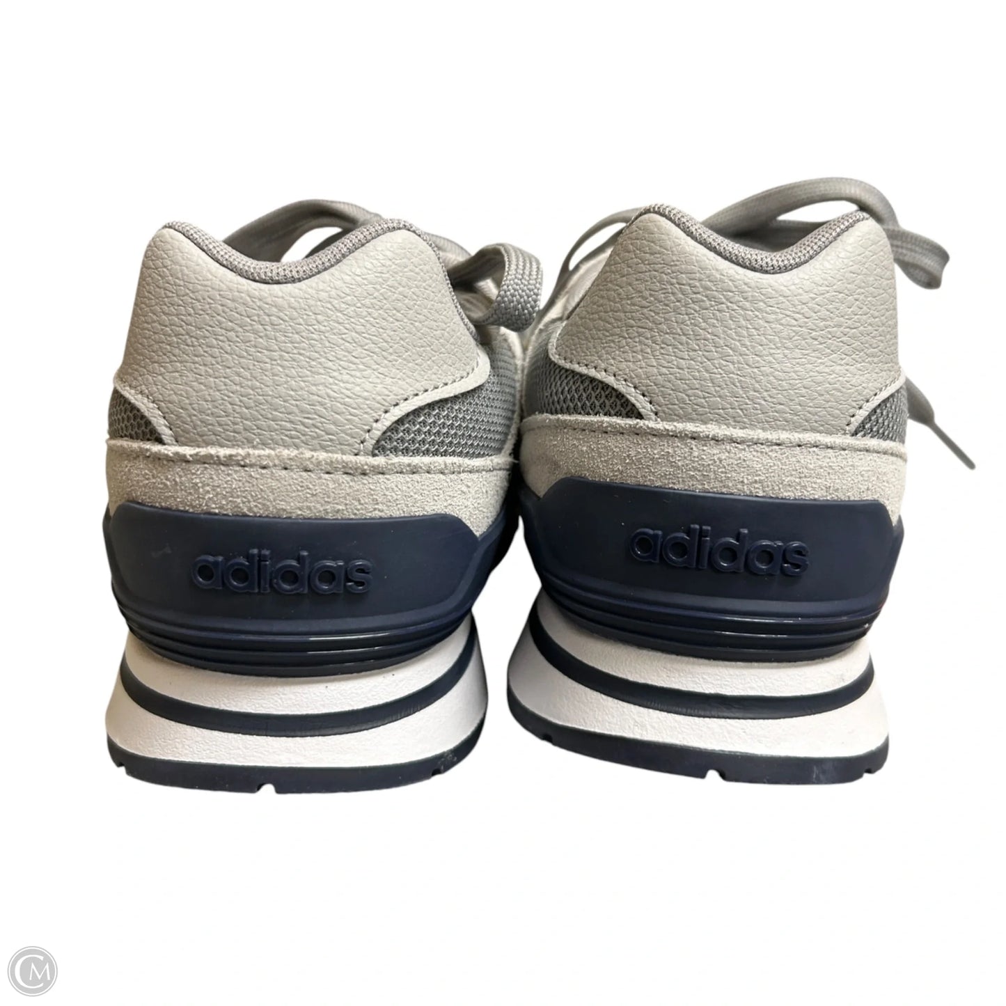Shoes Sneakers By Adidas In Grey & Red, Size: 8.5