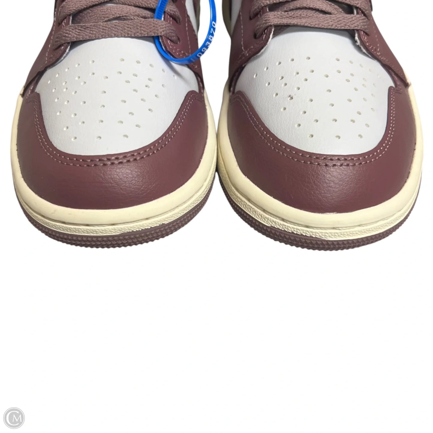 Shoes Luxury Designer By Jordan In Purple & White, Size: 7.5