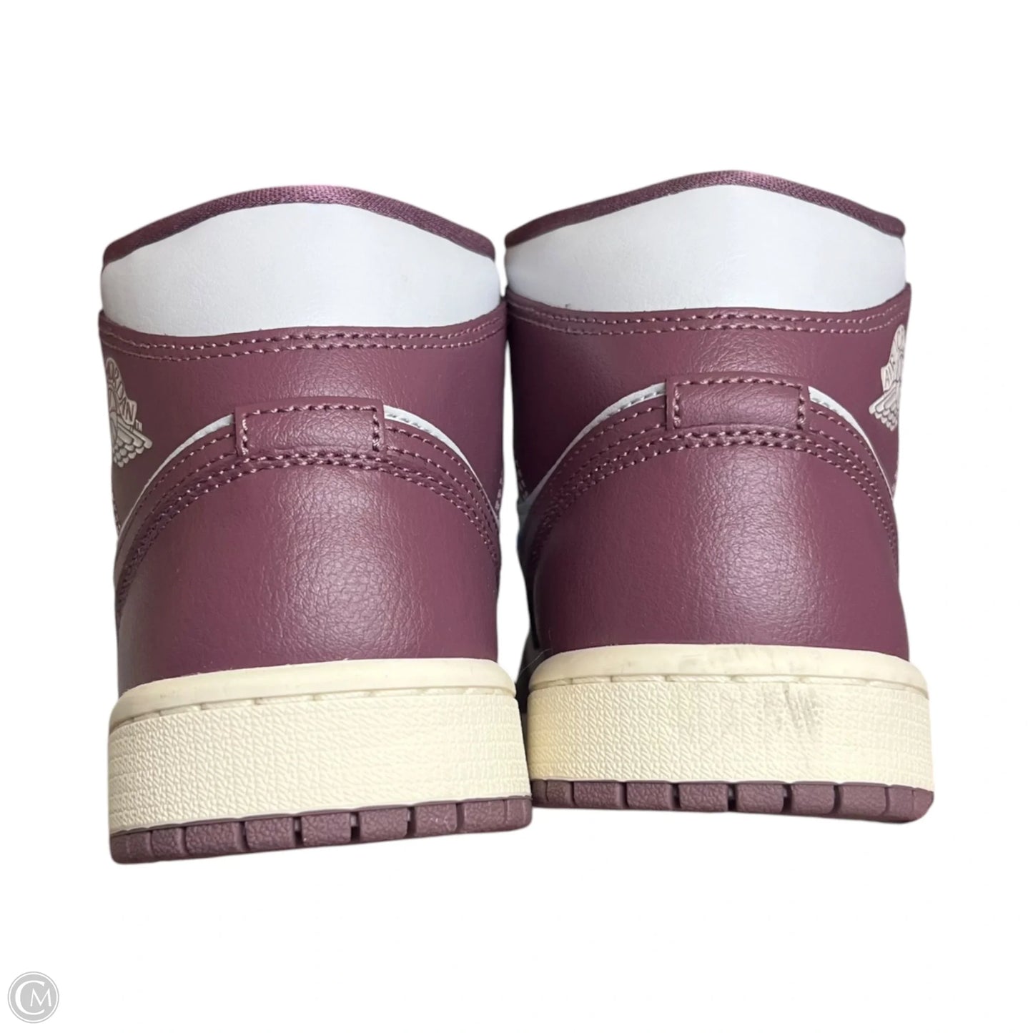 Shoes Luxury Designer By Jordan In Purple & White, Size: 7.5
