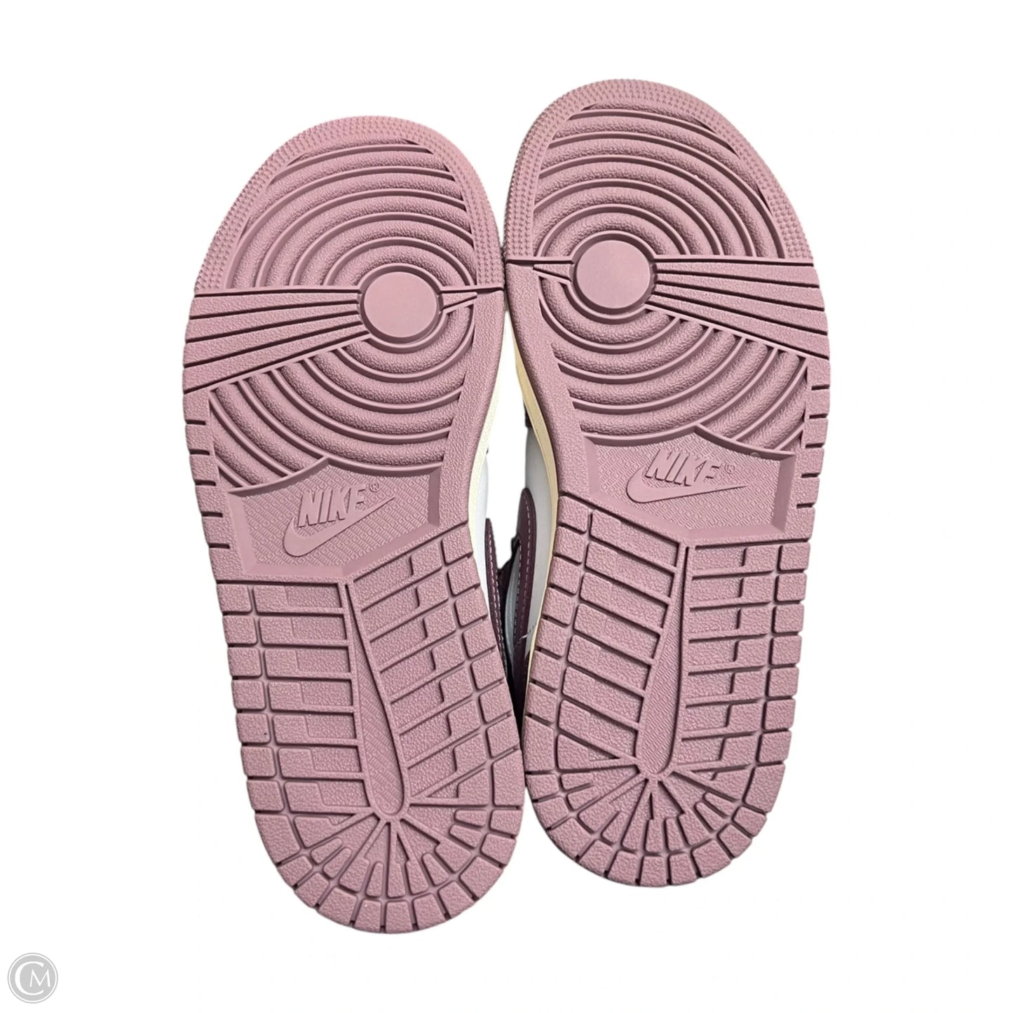 Shoes Luxury Designer By Jordan In Purple & White, Size: 7.5