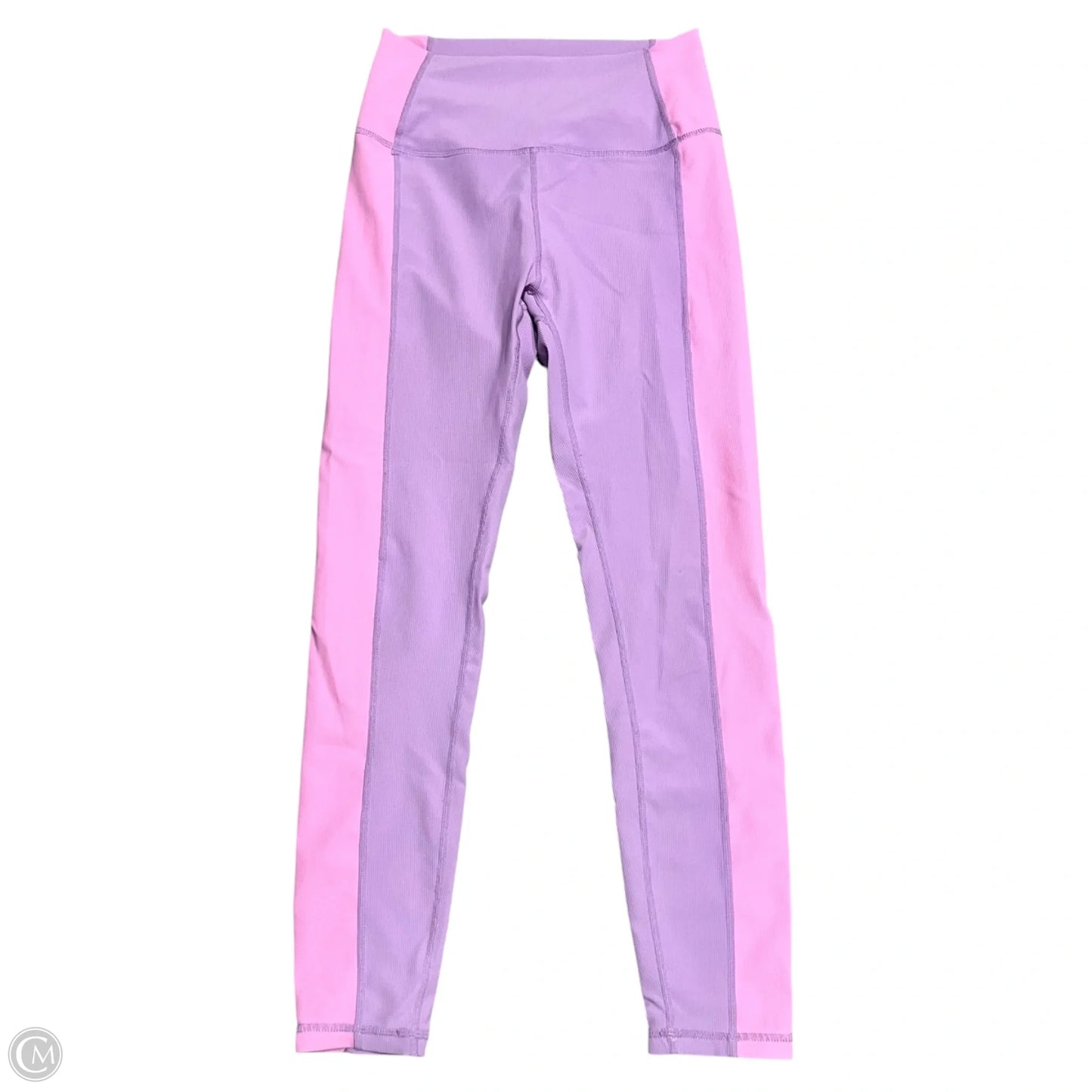 Athletic Leggings By Wilo In Pink & Purple, Size: 4