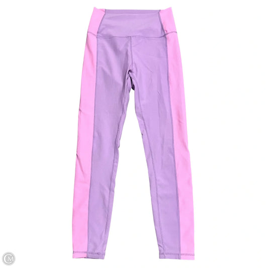Athletic Leggings By Wilo In Pink & Purple, Size: 4