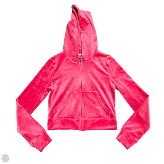Sweatshirt Hoodie By Juicy Couture In Pink, Size: S
