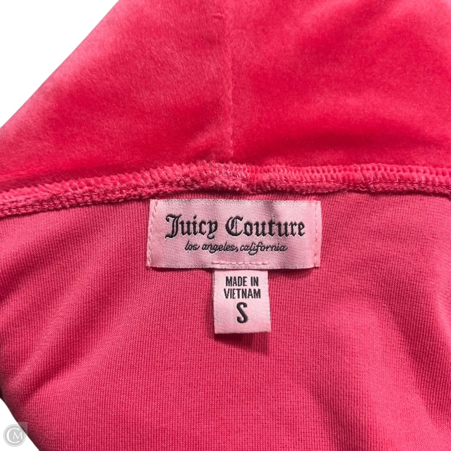 Sweatshirt Hoodie By Juicy Couture In Pink, Size: S