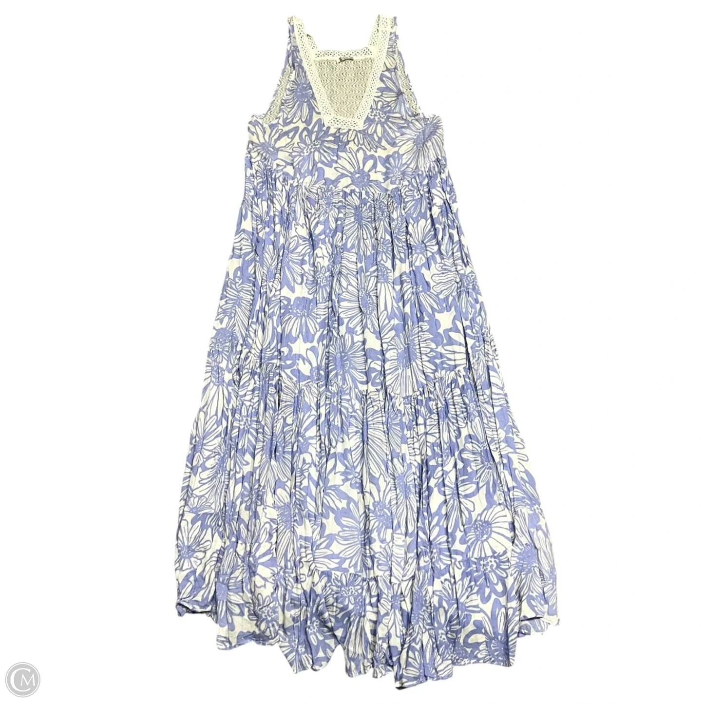 Dress Casual Maxi By Free People In Purple & White, Size: S