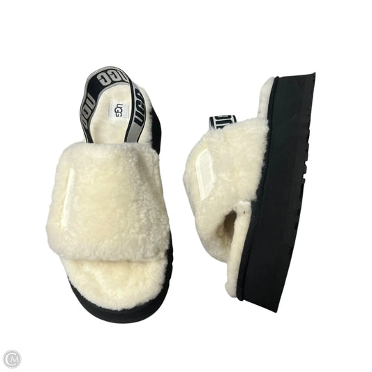 Slippers Designer By Ugg In Cream, Size: 8