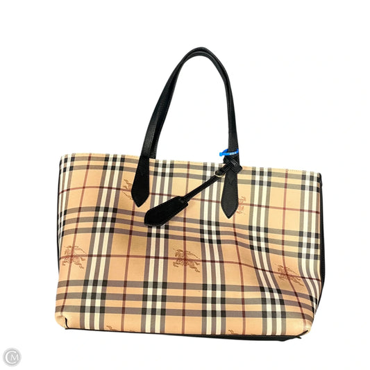 Tote Luxury Designer By Burberry, Size: Large