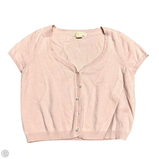 Cardigan By Michael By Michael Kors In Peach, Size: L