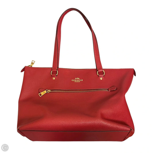 Tote Designer By Coach, Size: Medium