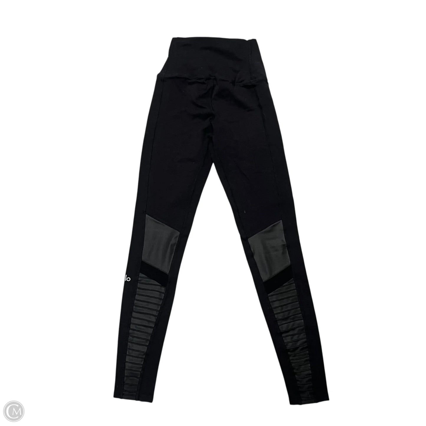 Athletic Leggings Capris By Alo In Black, Size: Xxs