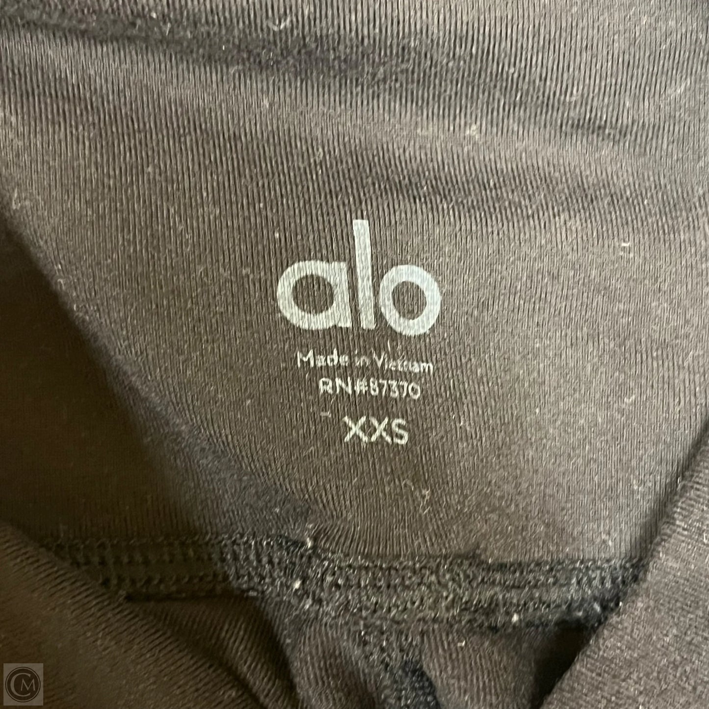Athletic Leggings Capris By Alo In Black, Size: Xxs