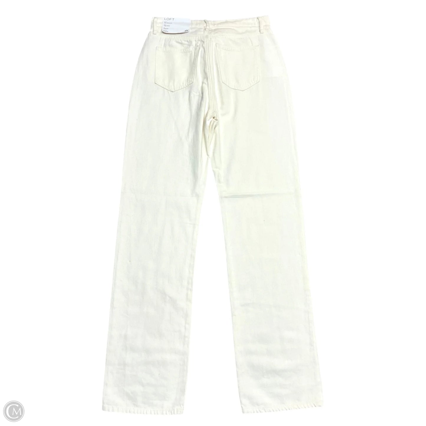 Jeans Straight By Loft In Beige, Size: 0