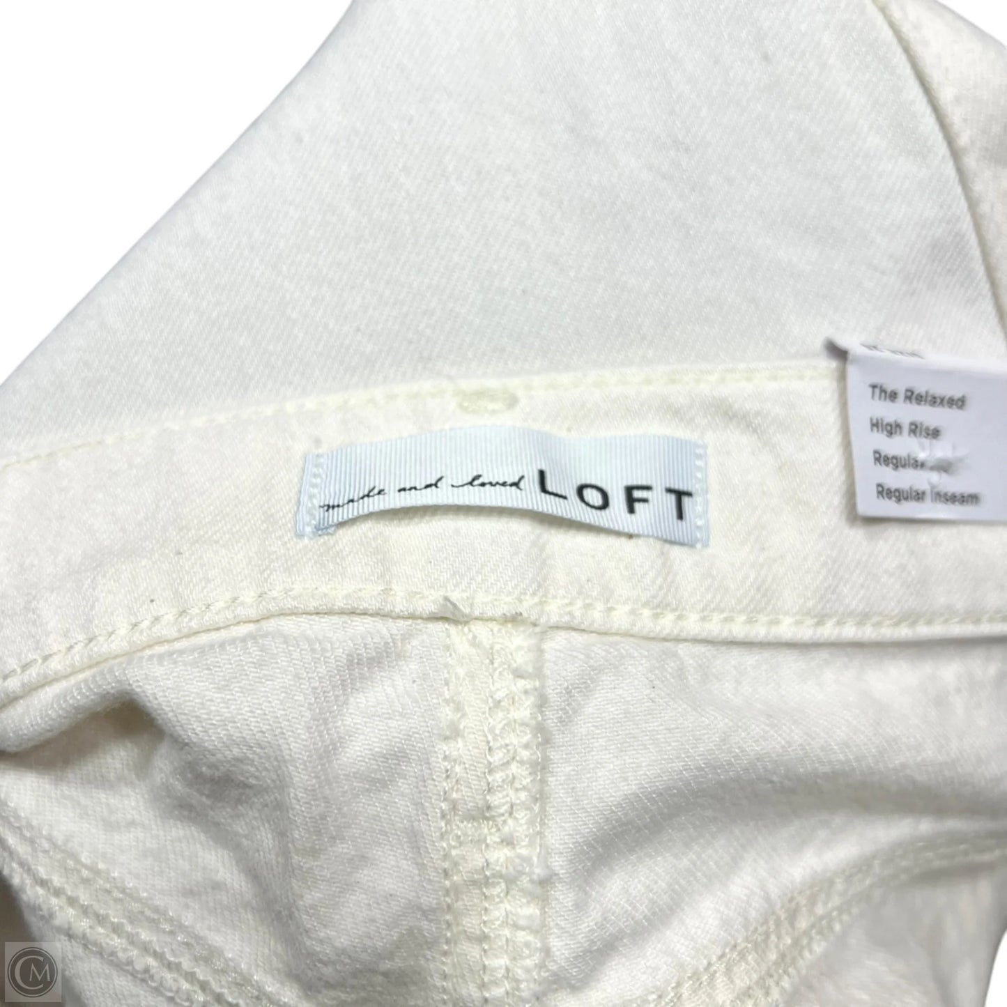 Jeans Straight By Loft In Beige, Size: 0