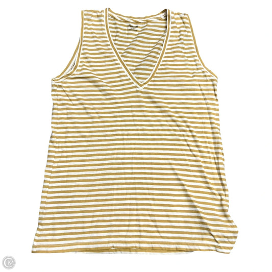 Top Sleeveless By Madewell In Yellow, Size: Xs