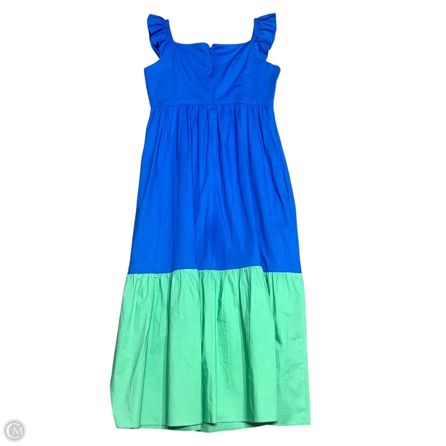 Dress Casual Maxi By Donna Morgan In Blue & Green, Size: M