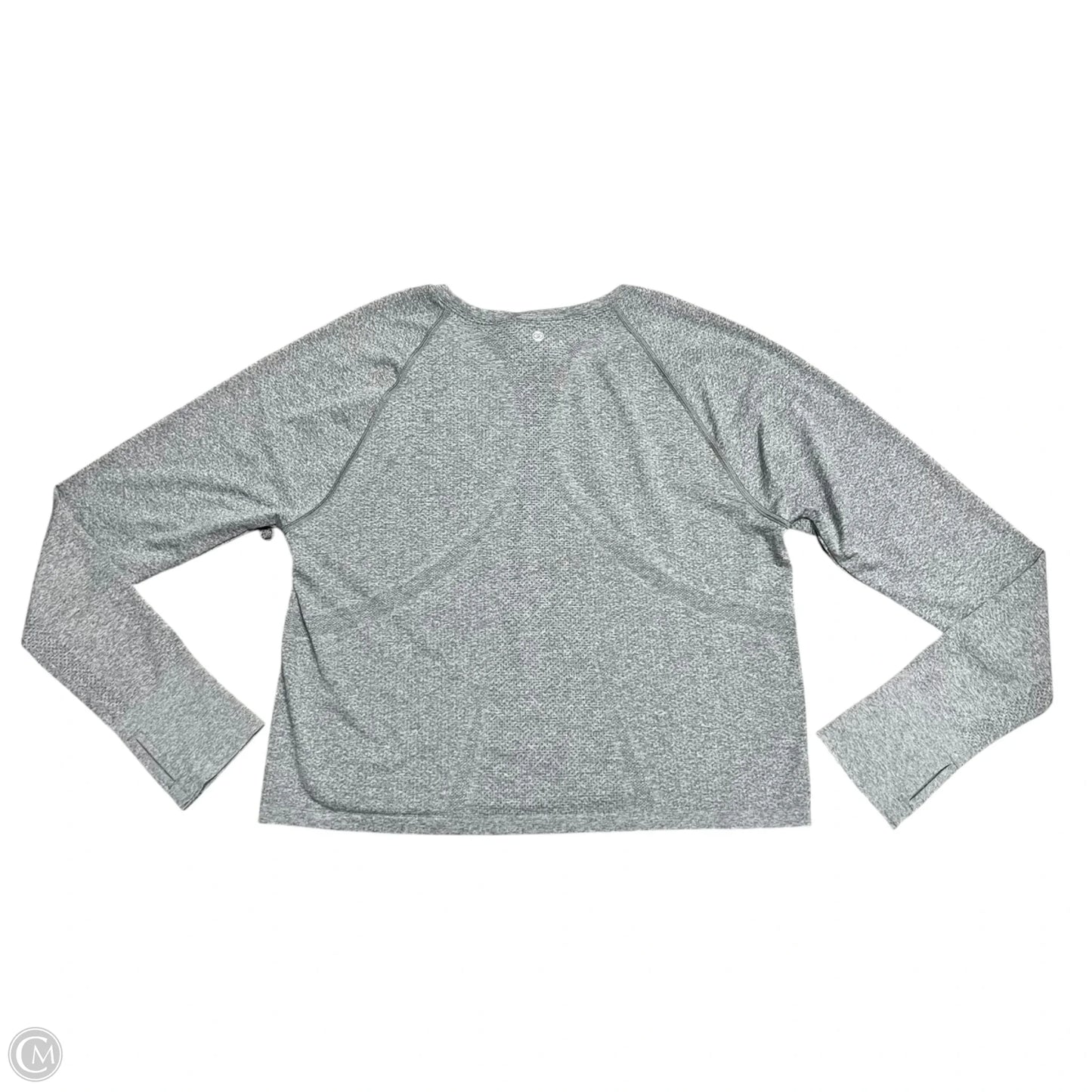 Athletic Top Long Sleeve Crewneck By Calia In Grey, Size: 2x