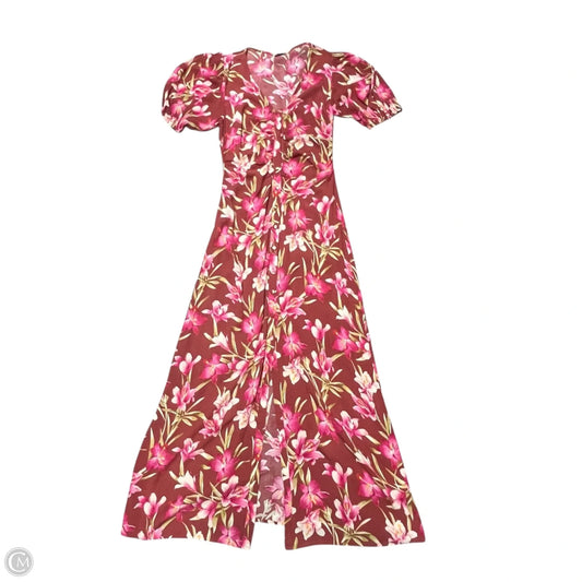 Dress Casual Maxi By Faherty In Red, Size: M
