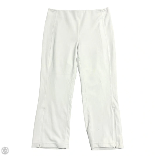Athletic Capris By Lululemon In Taupe, Size: 14