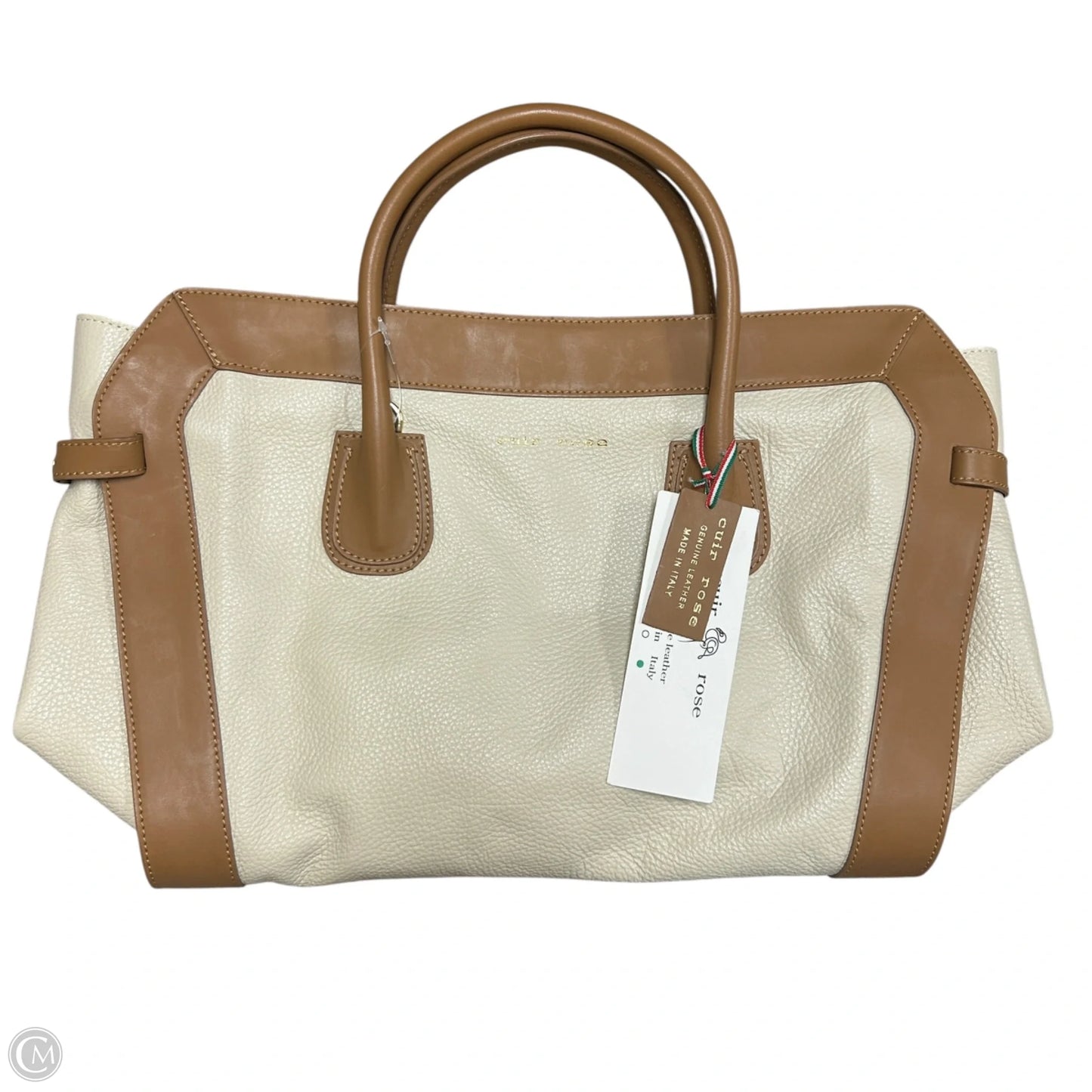 Handbag Leather By Cuir Rose, Size: Medium