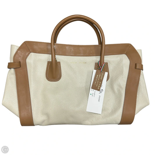 Handbag Leather By Cuir Rose, Size: Medium