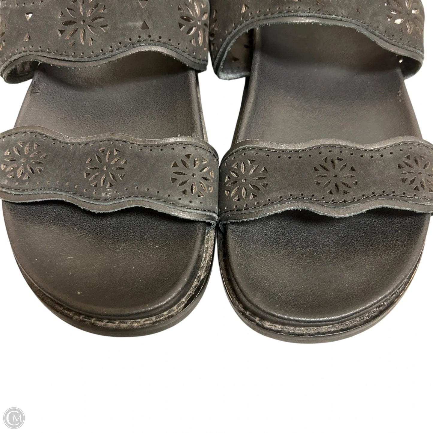 Sandals Flats By Earth In Black, Size: 10