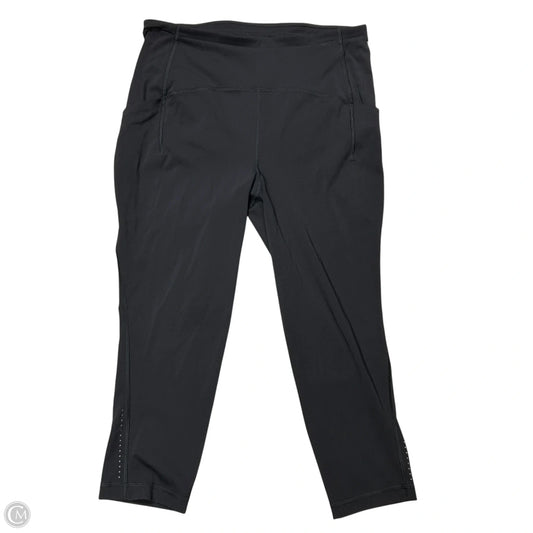 Athletic Leggings By Lululemon In Black, Size: 10