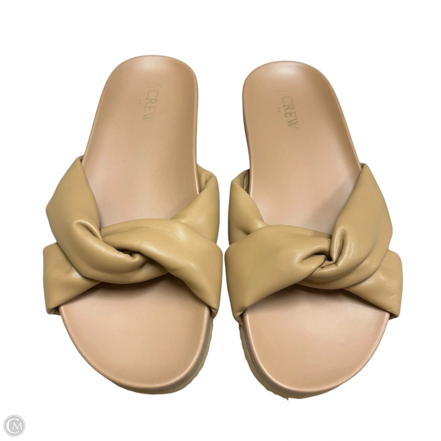 Sandals Flats By J. Crew In Tan, Size: 8