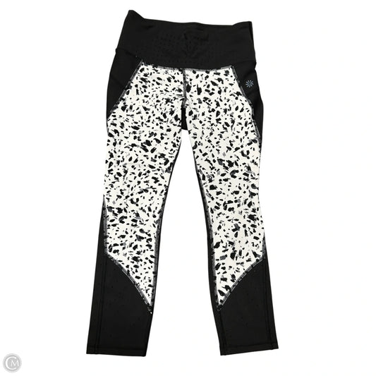 Athletic Leggings Capris By Athleta In Black & White, Size: 0