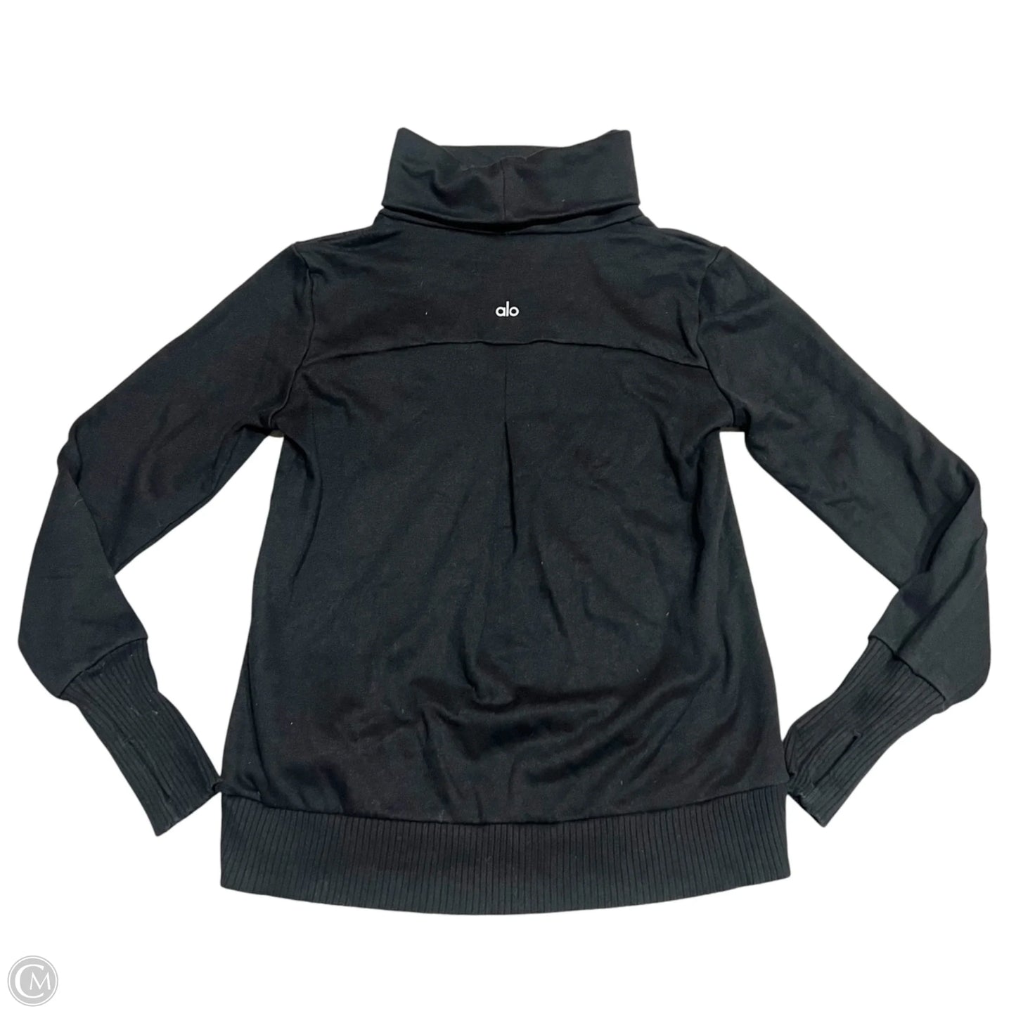 Athletic Sweatshirt Collar By Alo In Black, Size: S