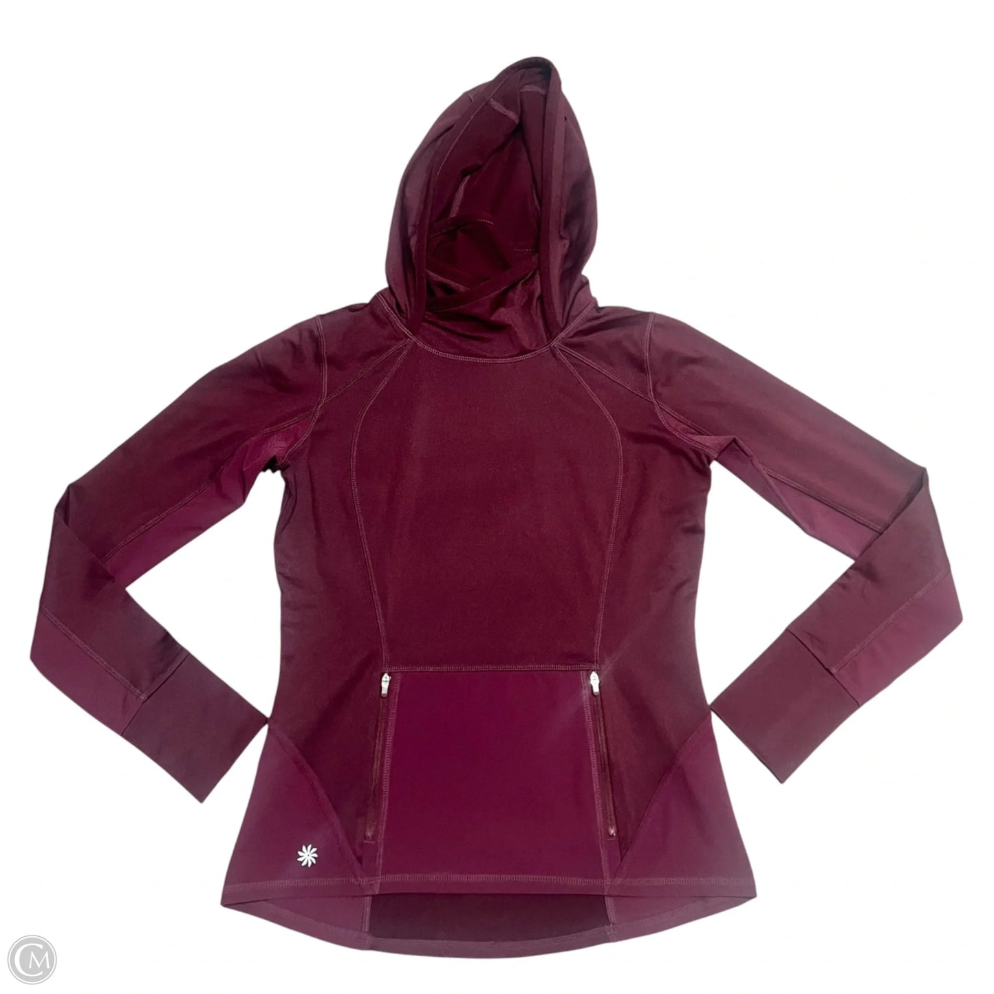 Athletic Sweatshirt Hoodie By Athleta In Red, Size: Xs