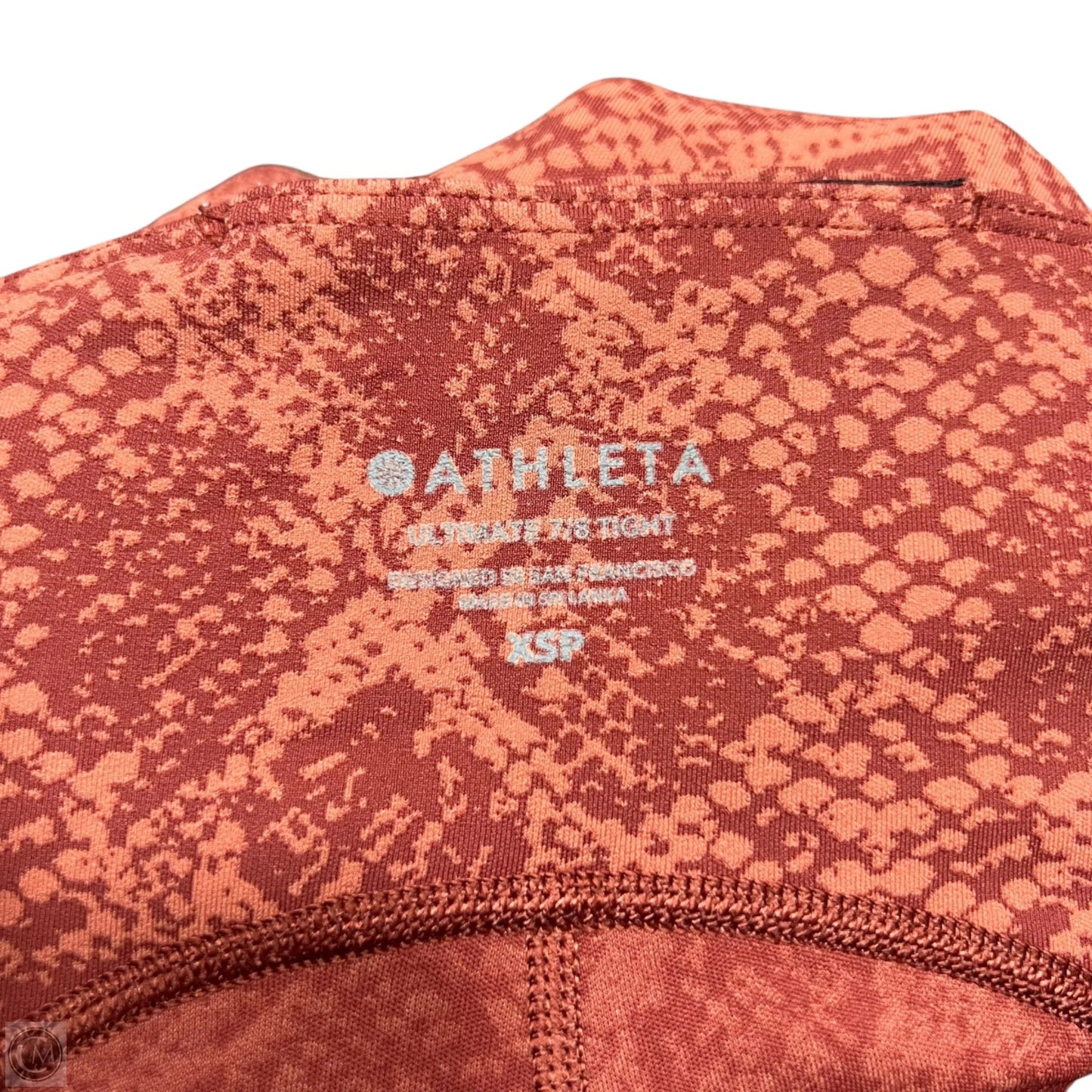 Athletic Leggings By Athleta In Snakeskin Print, Size: 0