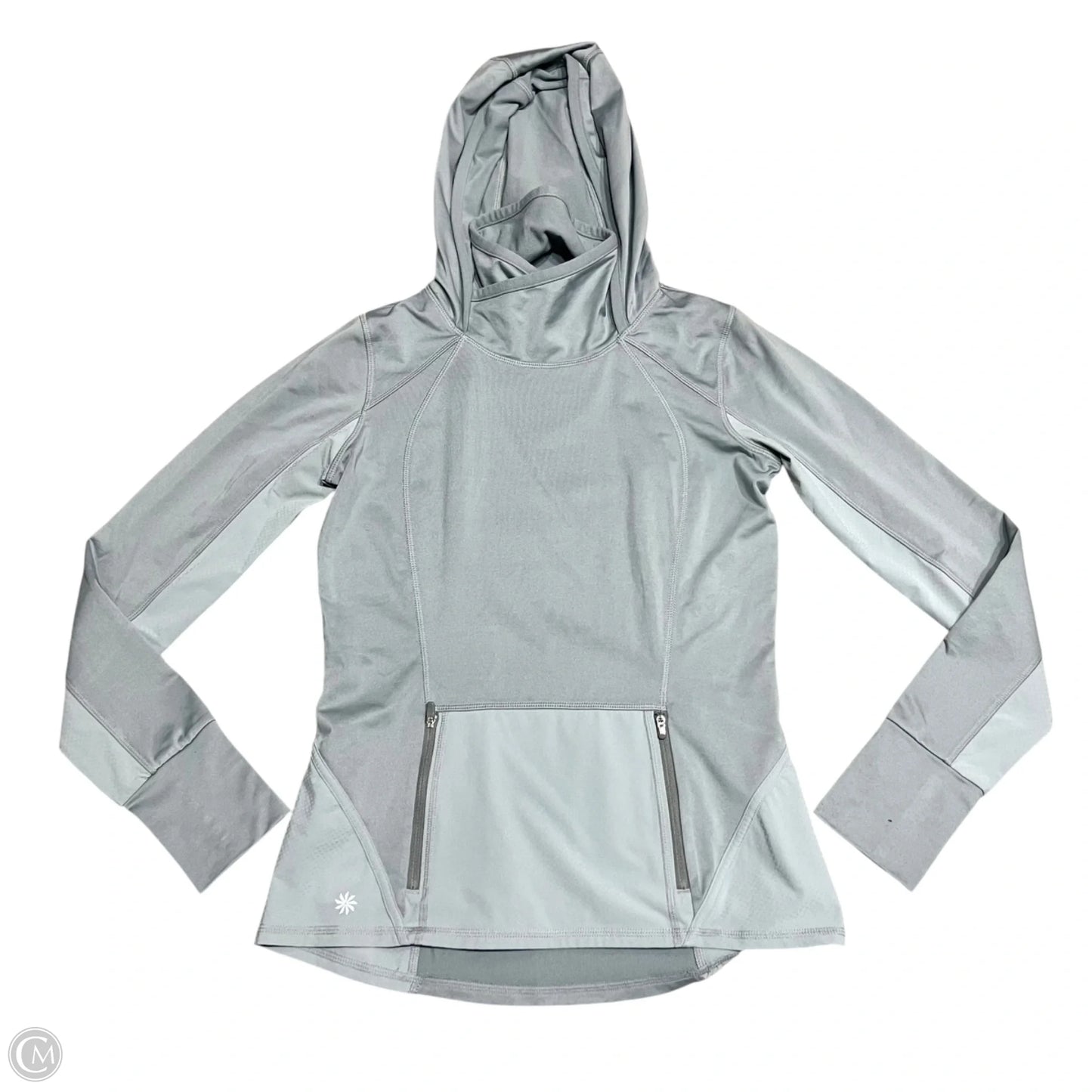 Athletic Sweatshirt Hoodie By Athleta In Grey, Size: Xs