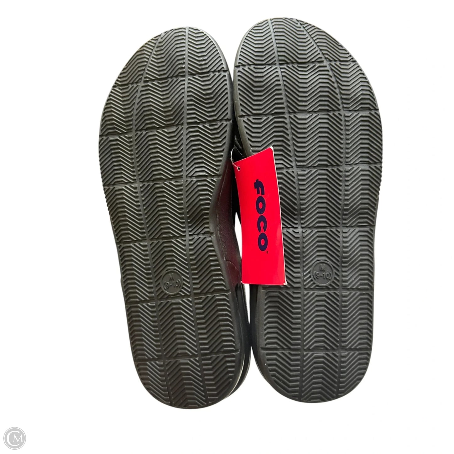 Sandals Flats By Nfl In Green & White, Size: 9