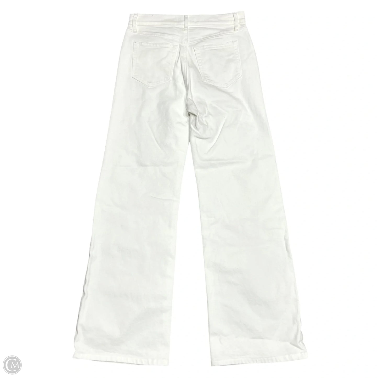 Jeans Wide Leg By Loft In Cream Denim, Size: 0