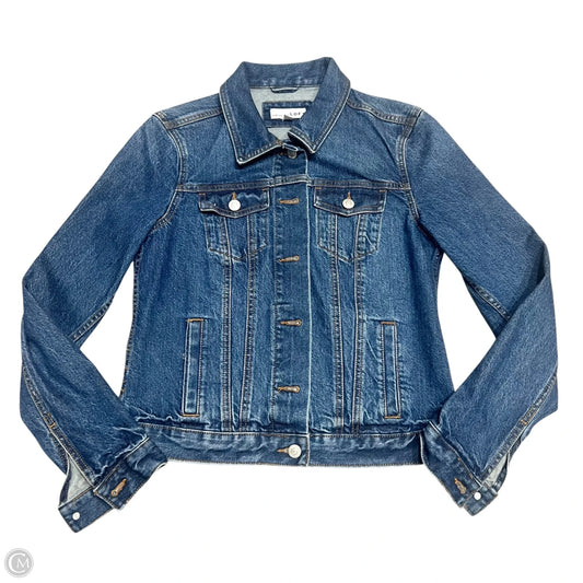 Jacket Denim By Loft In Blue Denim, Size: Xs
