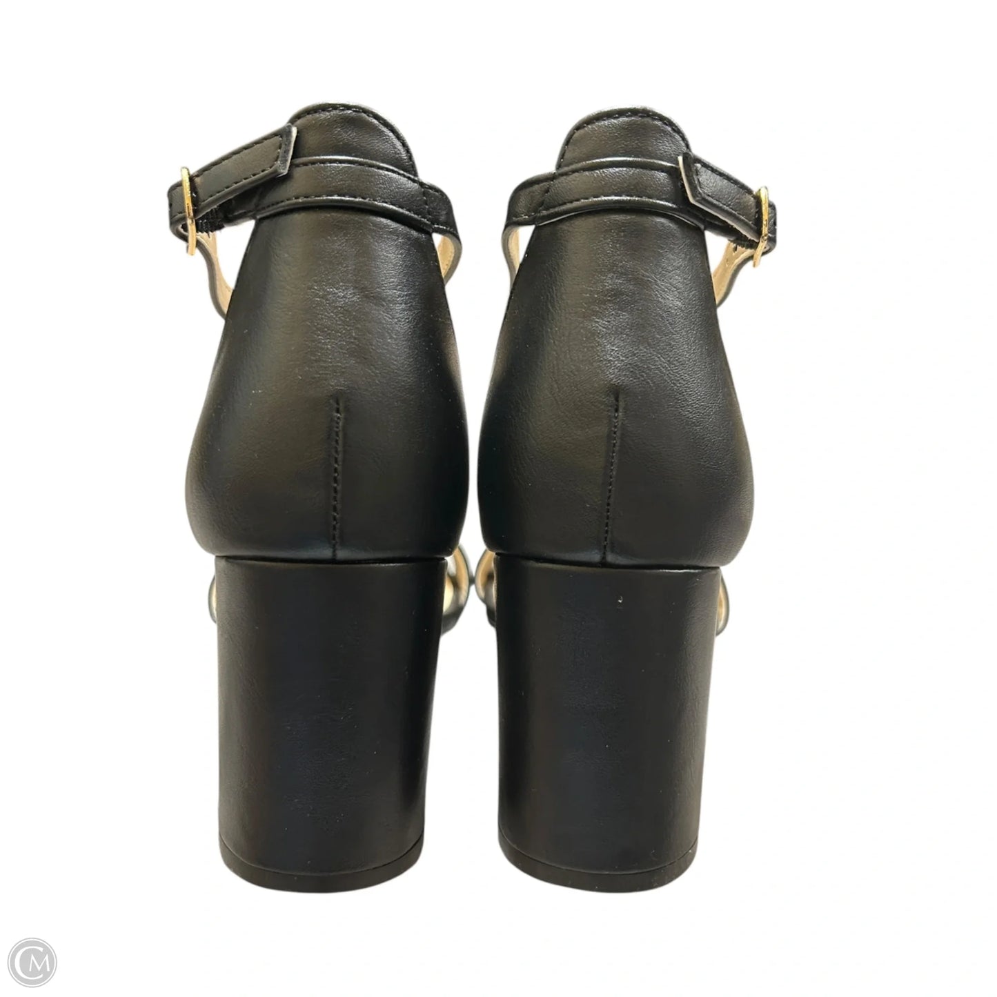 Sandals Heels Block By Jones New York In Black, Size: 9.5