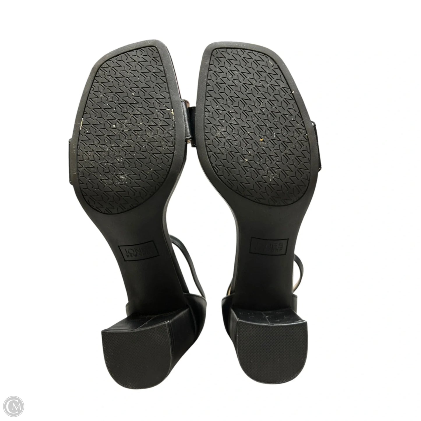 Sandals Heels Block By Jones New York In Black, Size: 9.5